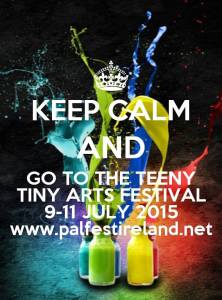 Poster for Teeny Tiny Arts Fest C. Laura Mucahy