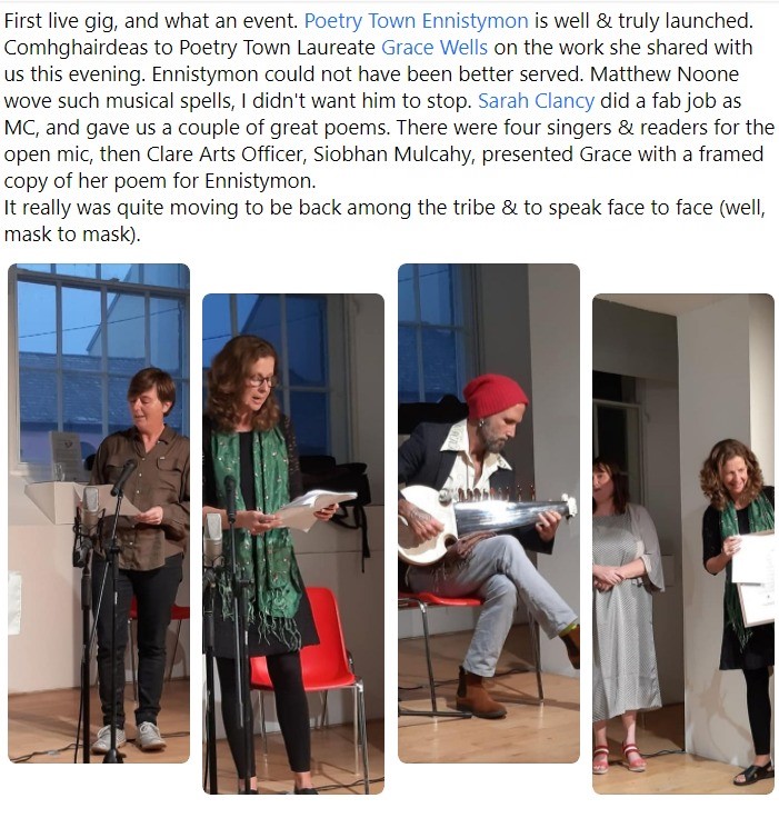 Poetry Town Ennistymon 11 Sept 2021 launch #2